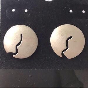 Stainless Steel Round Post Earrings
